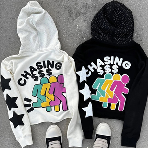 Personnalisez votre propre design de sweat-shirts à impression en relief, tailles plus grandes, best-sellers, sweat-shirts à impression en relief - Product Image 2