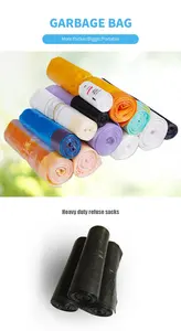 Bolsa de refuerzo de fondo plano reciclable de HDPE con impresión de huecograbado impresa personalizada en rollo para embalaje de supermercado - Product Image 4