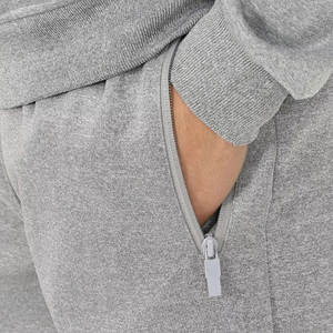 Conjunto de Sudadera con Capucha y Pantalones Cortos de Felpa para Hombre, Personalizado, Casual, de Invierno, Bordado, de Alta Calidad, 100% Algodón - Product Image 6