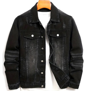 Nueva Colección Chaqueta Vaquera de Moda Urbana para Hombre con Bolsillos, Abrigo Cómodo y Elegante para Hombre para Primavera y Otoño - Product Image 2