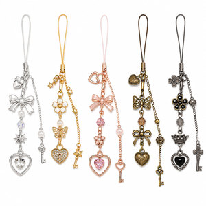 Jewelry <b>Beads</b> and Charms for Phone and Bag Charm Accessories — Metal Die Cast Custom Shape, Enamel or Antique Finish, Wholesale - Product Image 1