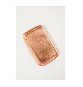 High Quality Copper Serving Tray Eco-Friendly Kitchenware And Restaurants Use <b>Table</b> Copper Serving Tray At Lowest Prices - Product Image 6