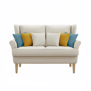 Juego de 6 Fundas de Almohada SOGA de 45 cm, Diseño de Diamantes Tejidos con Cable, 2 Amarillo Sol, 2 Azul Cielo y 2 Crema, para Asientos y Cojines - Product Image 1