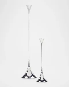 Handmade <b>Brass</b> Finish Candle <b>Holder</b> Artistic Metal <b>Candlestick</b> Stand for Luxury Wedding Table Hotel Restaurant Interior Decor - Product Image 1