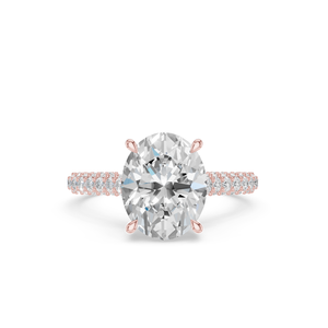 Anillo de Compromiso con Diamante Sintético Cultivado en Laboratorio, Corte Brillante Aurum Diam, Color E, Certificado EGL, Plata 925, Regalo de Lujo para Bodas y Fiestas - Product Image 3