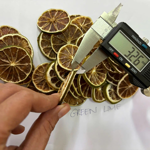 Best <b>Dried</b> <b>Lime</b> Slices Dehydrated Citrus for Tea Bulk OEM Vietnam Supplier Natural Seedless No Sugar No Preservatives ANGLE - Product Image 1