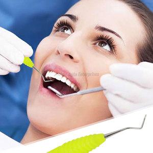 Plaque Remover Tartar Scraper Manual Stainless Steel Double-Ended Dental Instrument for Dentist and Pet Use - Product Image 6