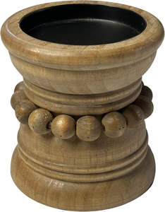 Portavelas de Madera Hecho a Mano de Primera Calidad para Decoración de Mesa en Bodas y Navidad a Precios de Mayoreo desde India - Product Image 3