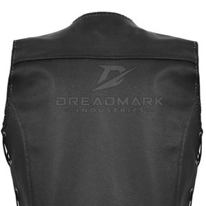 Chaleco de cuero de primera calidad para hombre, nuevo estilo, diseño personalizado, chaleco de cuero en venta en línea - Product Image 4