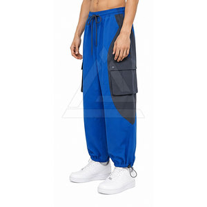 Pantalones de Paracaídas Ligeros para Hombre, con Pierna Ancha, Detalles Ajustables, Bolsillos y Estilo Casual Cómodo - Product Image 6