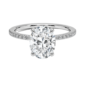 Romantic White Silver <b>Crystal</b> Engagement <b>Ring</b> Stunning Elegant Design for Anniversary Birthday or Special Occasion - Product Image 2