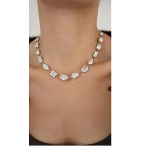 สร้อยคอเพชรคุณภาพเยี่ยม ดีไซน์คลาสสิก สำหรับผู้หญิง เหมาะสำหรับโอกาสพิเศษ ราคาโรงงาน - Product Image 1