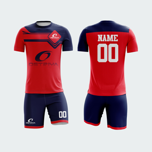Wholesale Rate Soccer Jersey Shorts Set High Quality Unisex Uniform Front Custom Team Name Soccer Uniform New Design Full Sleeve - Product Image 4