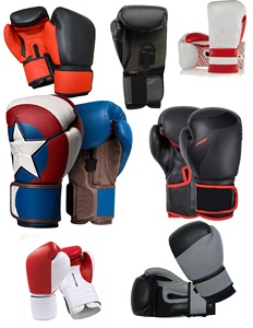Guantes Estilo Capitán América con Acolchado de PU, Guantes de Boxeo Nuevos, Diseño de Lujo y Cómodos, Opción de Personalización Disponible - Product Image 6