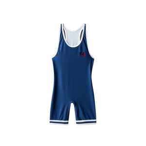 Combinaison de lutte unisexe personnalisée imprimée, sans manches, respirante, anti-humidité, pour gymnastique, haltérophilie et entraînement, une pièce - Product Image 3