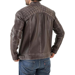 Vestes en cuir pour hommes sur mesure de qualité supérieure, fabriquées au Pakistan, très populaires - Product Image 3