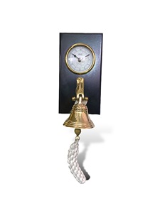 Reloj de Pared Colgante de Latón Antiguo, Cuarzo Analógico, Ligero, Estilo Costero, Reloj de Escritorio Decorativo Náutico Marítimo Vintage para el Hogar - Product Image 2
