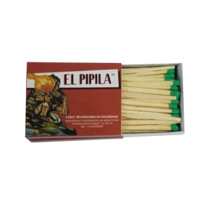 Allumettes de sécurité de cuisine personnalisées de marque, écologiques, 200 bâtonnets, carton duplex blanc 113x65x20mm, tête colorée avec logo imprimé - Product Image 3