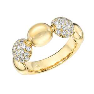 Anillo de Diamante Solitario Personalizado en Oro Sólido de 14K/18K, Corte Redondo, Diamante Cultivado en Laboratorio, Estilo Minimalista para Uso Diario, Anillo Burbuja, Fabricante - Product Image 1