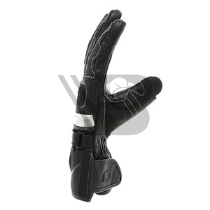 Youth Kids Unisex Leather Motorbike Gloves Half <b>Finger</b> Breathable Non-Slip Adjustable Wrist <b>Strap</b> Lightweight Customizable - Product Image 2