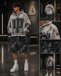 นิว ซินเวย์ สปอร์ตส์ แอซิด วอช |   เสื้อถักขอบดิบแบบดิสเทรส ระบายอากาศได้ดี เป็นมิตรกับสิ่งแวดล้อม กันน้ำ ใส่ได้สองด้าน สไตล์สปอร์ตสำหรับฤดูร้อน - Product Image 5