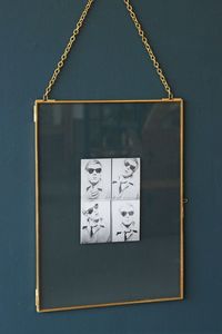 Gold Metal & Glass Photo <b>Frame</b> with Glass Hanging <b>Wall</b> Decor <b>for</b> Home Decoration Customized Glass <b>Picture</b> <b>Frame</b> - Product Image 4