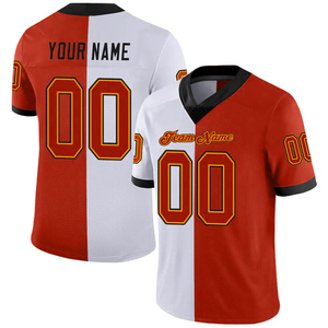 เสื้อฟุตบอลอเมริกันสำหรับผู้ใหญ่แบบซับลิเมชั่น โพลีเอสเตอร์คุณภาพสูง ดีไซน์เฉพาะจากผู้ผลิต RAPID SPORTS 2026 ขายส่ง - Product Image 4