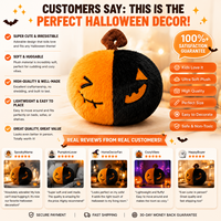 Boneka Labu Kelelawar Hantu Lucu Menyeramkan Bahan Polyester untuk Halloween, Hadiah Liburan untuk Anak-anak