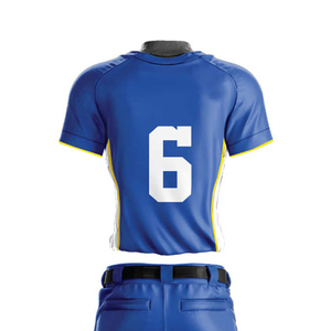 Uniforme de baseball personnalisé 2026 de haute qualité 100 % polyester, séchage rapide, respirant, léger, écologique, pour hommes adultes, service OEM - Product Image 3