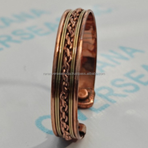 Brazalete Magnético de Cobre de Alta Resistencia para Hombre - Brazalete de Bio-Terapia para Aliviar el Dolor de Artritis, Tendinitis y Articulaciones, Diseño Moderno, Aniversario - Product Image 5