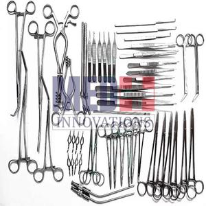 Juegos de instrumentos de cirugía vascular con instrumentos manuales de acero inoxidable 97 piezas de Med Innovation - Product Image 3