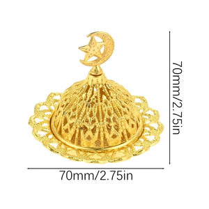 High End Religious Eco-Friendly Decorative <b>Bakhoor</b> Incense <b>Burner</b> for Arabic Oud Enhancing Interior Style Cultural Atmosphere - Product Image 4