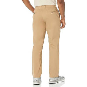 Pantalon chino décontracté pour homme, coupe classique, extensible, mélange de coton confortable, pantalon de travail de bureau, coupe slim droite, pantalon décontracté tendance - Product Image 2