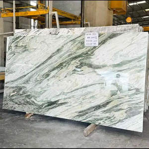 Lujosa losa de mármol verde Dover con diseño moderno de Fénix, acabado pulido, piedra elegante de alta calidad para interiores modernos. - Product Image 3