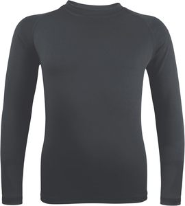 <b>Neon</b> <b>Green</b> Long Sleeve Crew Neck Quick Dry Fitted Polyester Shirt Adult Summer Sport <b>Top</b> - Product Image 2