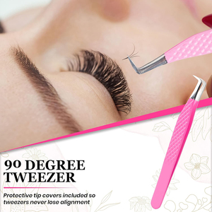 ชุดแหนบต่อขนตา Hasni Surgical 5 ชิ้น ทำจากสแตนเลส ได้รับมาตรฐาน CE ISO ปลายแหนบแบบหยักพร้อมกระจก - Product Image 3