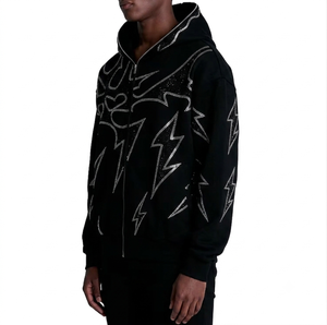 Sudadera con Capucha Tejida para Hombre, Estilo Casual, con Logotipo Personalizado, Manga Larga, Cómoda, Venta al Por Mayor, Ropa Urbana - Product Image 2