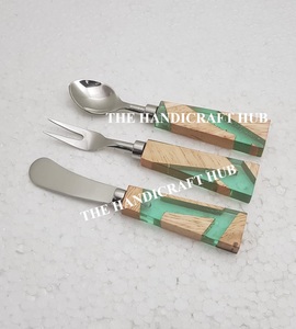Amazing Design <b>Cheese</b> <b>Set</b> Kitchen Utensil Cutlery <b>Set</b> Stainless Steel <b>Cheese</b> <b>Set</b> Wood Resin Handle At very best selling Price - Product Image 4