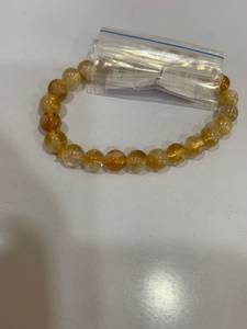 Bracelet de perles en citrine naturelle de haute qualité Ha Gems, classique, lot d'abondance, bijoux à la pierre de votre choix, unisexe - Product Image 3