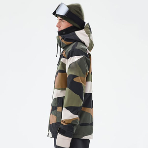 Chaqueta de Esquí Acolchada para Hombre, Impermeable, Transpirable, Ecológica, Cortavientos, con Cierre, para Snowboard - Product Image 2