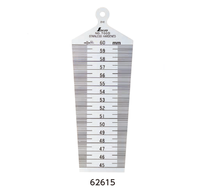 Jauge conique en acier inoxydable SHINWA 62615 Série 700, manchon de mesure de l'écart de diamètre 45-60 mm, précision 0,05 mm, léger (0,1 mm)