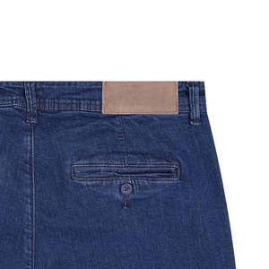 Best Selling High Street 100% Cotton Midweight Embroidery Denim <b>Pants</b> Solid Color Stretchy Denim Jeans <b>Pants</b> - Product Image 6