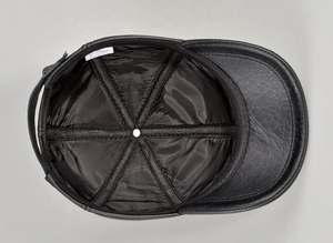 Gorra de Cuero Personalizada con Correa Ajustable, Gorro de Moda Premium, Servicio de Fabricación OEM ODM, Gorra de Cuero - Product Image 5