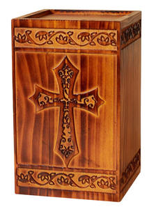 โกศไม้สำหรับเผาศพสำหรับผู้ใหญ่ทำด้วยมือโกศตกแต่งสำหรับชายและหญิงทันสมัย - Product Image 4