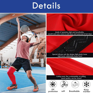 Manchons de compression pour mollets, respirants et légers, pour cyclisme professionnel en extérieur, équipement de sport de course - Product Image 5