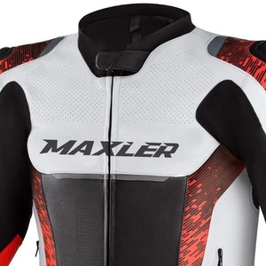 แจ็กเก็ตหนังรถจักรยานยนต์ขนาดใหญ่สำหรับผู้ชาย, เสื้อเกราะ CE พร้อมแผ่นรองที่ถอดออกได้เสื้อแจ็คเก็ตไบค์เกอร์หนังวัวทนทานสำหรับสตรีททัวร์แข่งรถ - Product Image 4