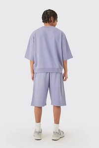 Plus Size Men Cargo T Shirt and Shorts <b>Set</b> 100% Cotton Oversized Streetwear Summer 2 Piece Outfit - Product Image 5
