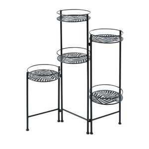 Nouveauté : Support de pot de fleurs en fer durable, idéal pour les jardinières lourdes, pour la maison, le jardin, le balcon, l'intérieur et l'extérieur. - Product Image 3