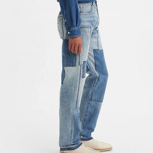 Pantalones Anchos Elásticos Ligeros de Invierno, Pantalones Vaqueros de Algodón Ecológico Transpirable de Alta Calidad para Hombre, Otoño, Primavera, Verano - Product Image 1