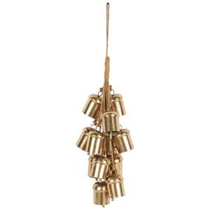 ROSHAN HANDICRAFTS RH-P028 Ensemble de clochettes en métal doré moderne, taille et forme personnalisables, respectueux de l'environnement, fait main, décoration de Noël pour la maison - Product Image 2